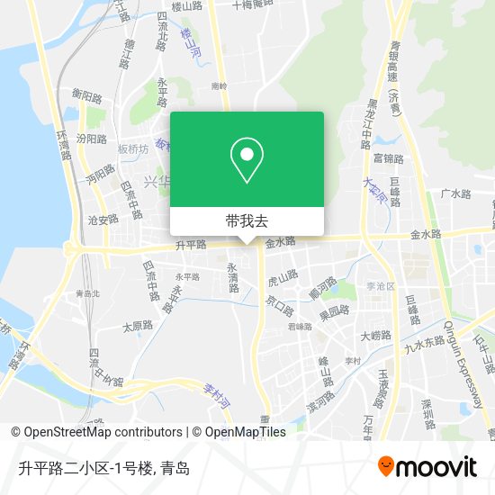 升平路二小区-1号楼地图
