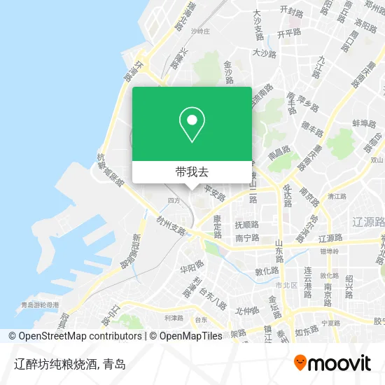 辽醉坊纯粮烧酒地图