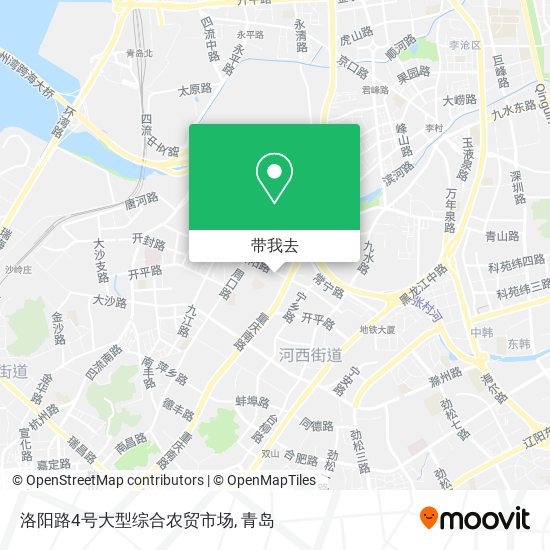 洛阳路4号大型综合农贸市场地图