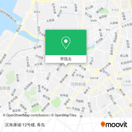 滨海康城-12号楼地图
