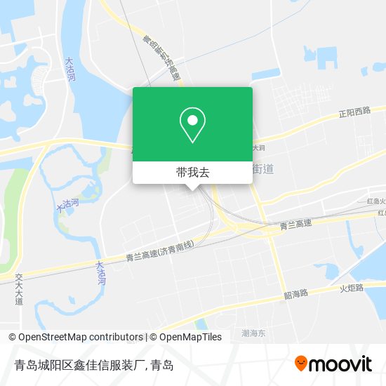 青岛城阳区鑫佳信服装厂地图