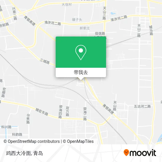 鸡西大冷面地图