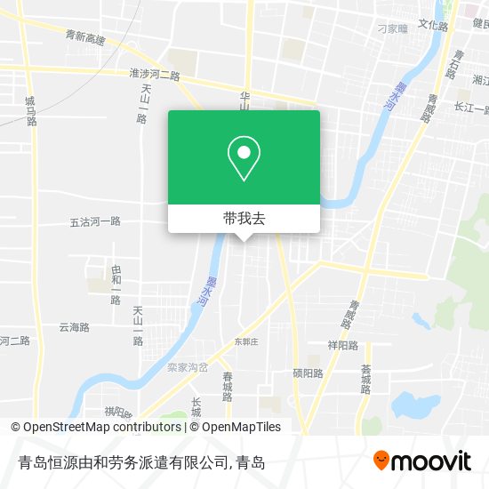 青岛恒源由和劳务派遣有限公司地图