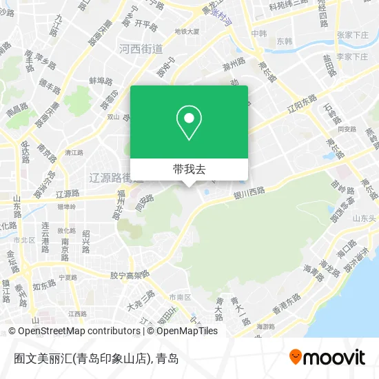 囿文美丽汇(青岛印象山店)地图