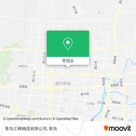 青岛汇峰物流有限公司地图