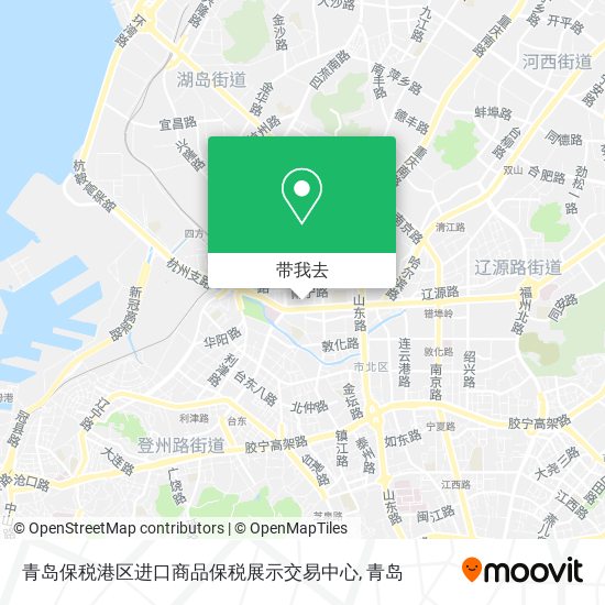 青岛保税港区进口商品保税展示交易中心地图