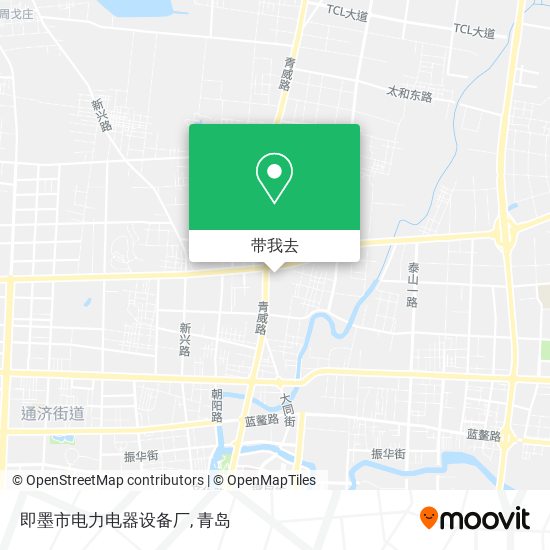 即墨市电力电器设备厂地图