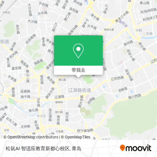 松鼠AI·智适应教育新都心校区地图