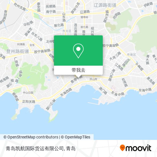 青岛凯航国际货运有限公司地图