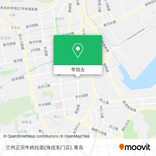 兰州正宗牛肉拉面(海信东门店)地图