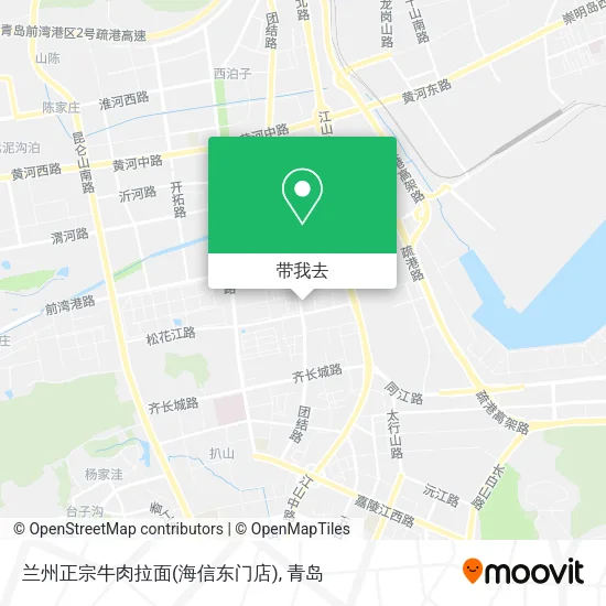 兰州正宗牛肉拉面(海信东门店)地图