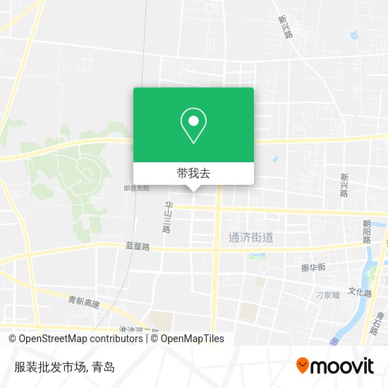 服装批发市场地图