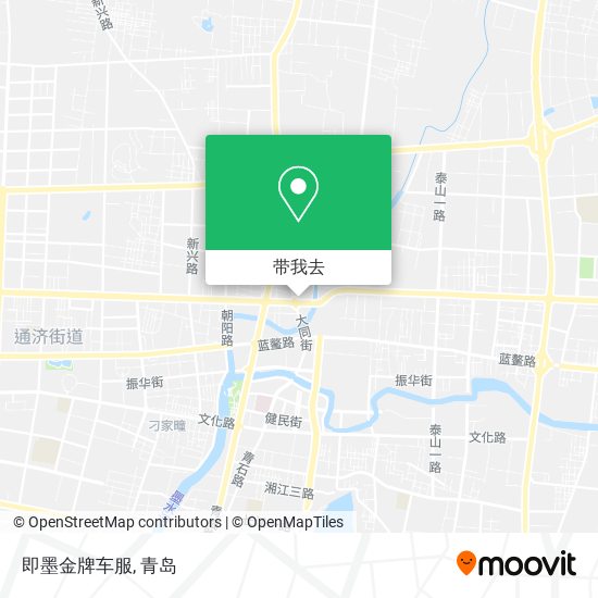 即墨金牌车服地图