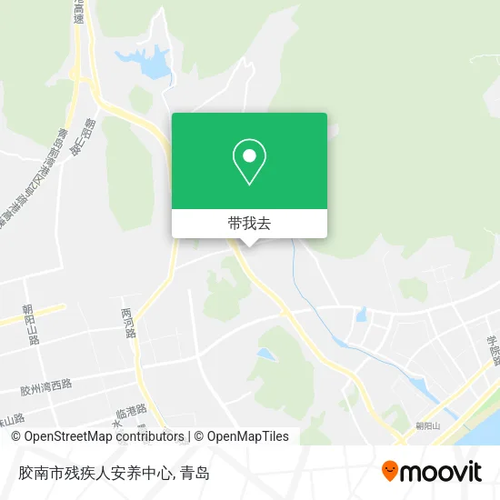 胶南市残疾人安养中心地图