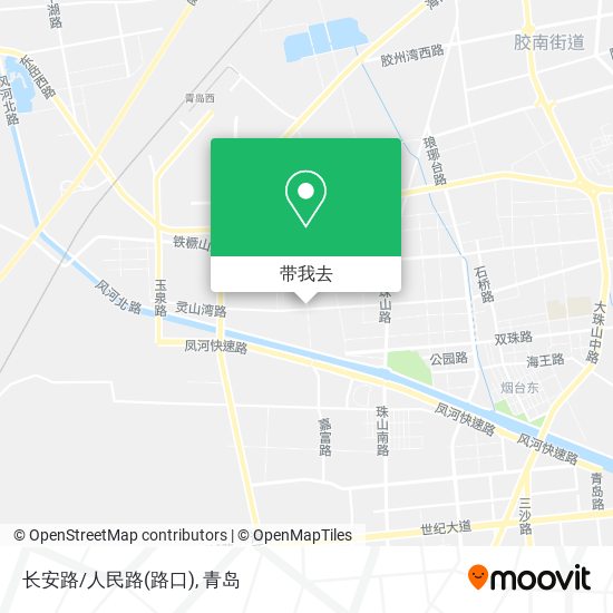 长安路/人民路(路口)地图