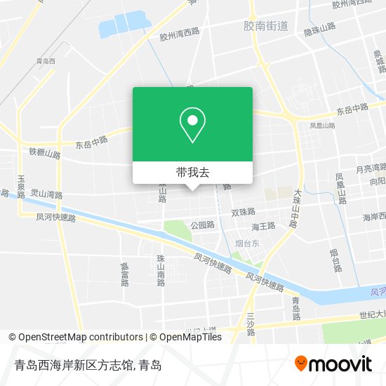 青岛西海岸新区方志馆地图