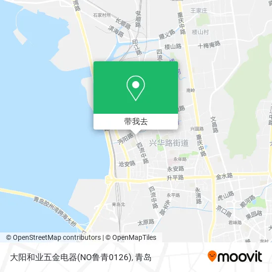 大阳和业五金电器(NO鲁青0126)地图