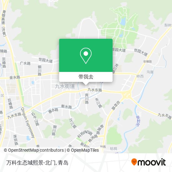 万科生态城熙景-北门地图