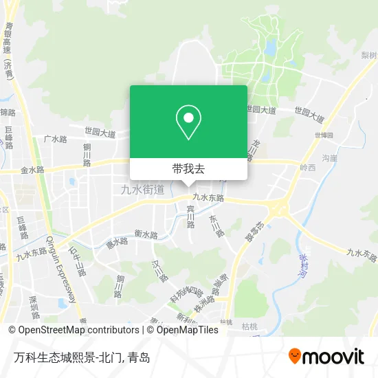 万科生态城熙景-北门地图