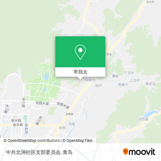 中共北涧社区支部委员会地图