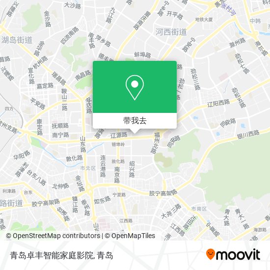 青岛卓丰智能家庭影院地图