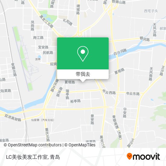 LC美妆美发工作室地图