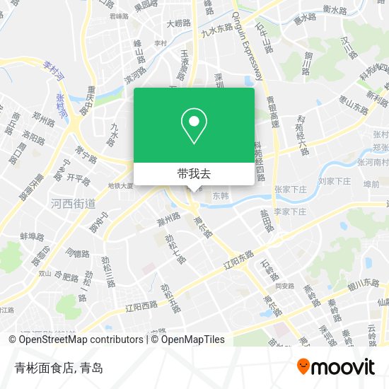 青彬面食店地图