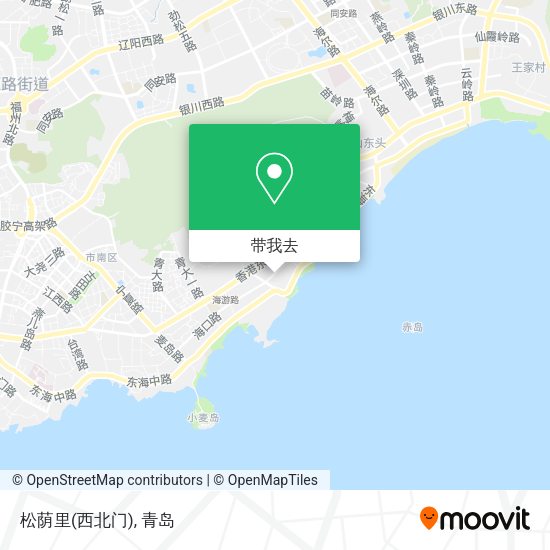松荫里(西北门)地图