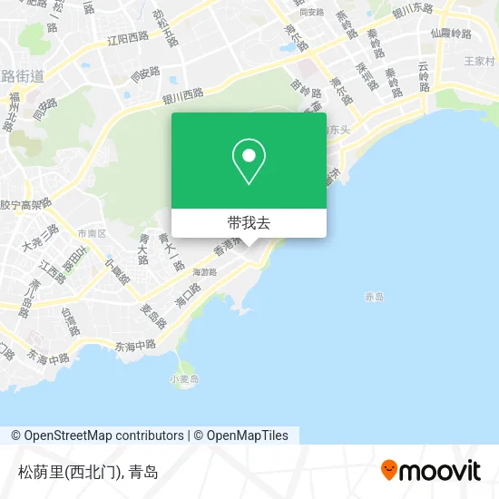 松荫里(西北门)地图