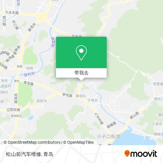 松山前汽车维修地图
