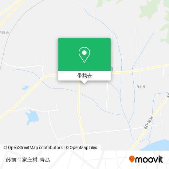 岭前马家庄村地图