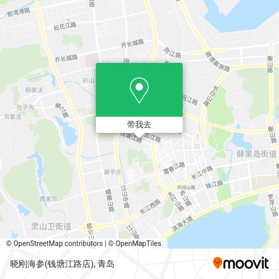 晓刚海参(钱塘江路店)地图
