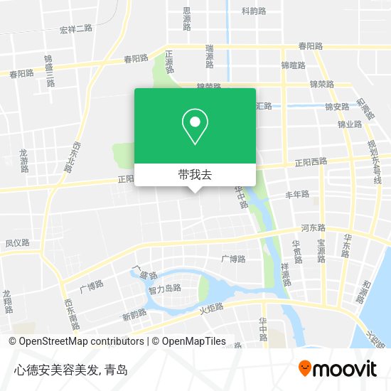 心德安美容美发地图