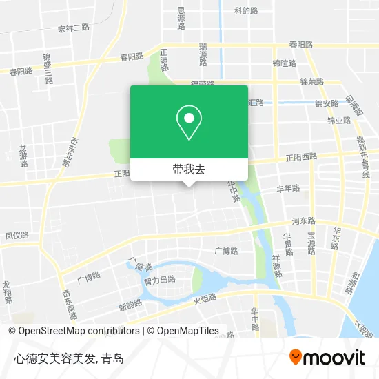 心德安美容美发地图