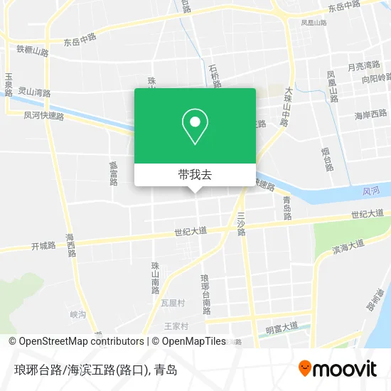 琅琊台路/海滨五路(路口)地图