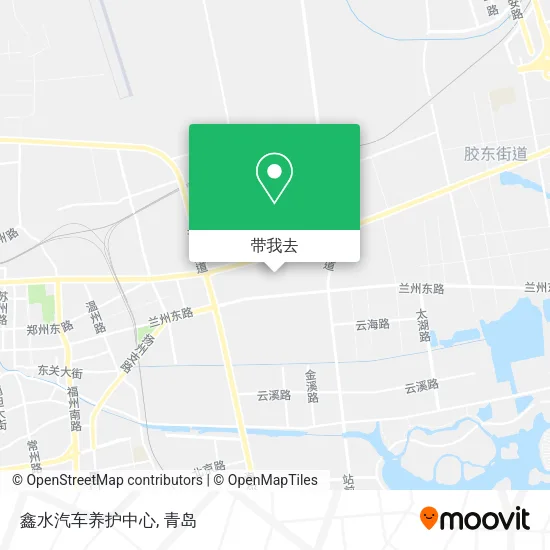 鑫水汽车养护中心地图