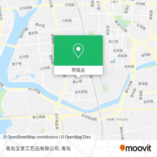 青岛宝拿工艺品有限公司地图