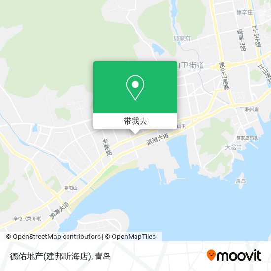 德佑地产(建邦听海店)地图