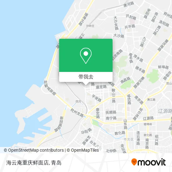 海云庵重庆鲜面店地图