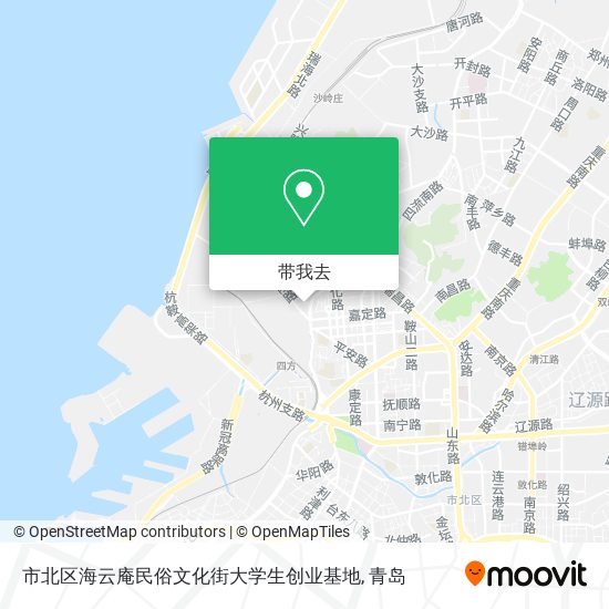 市北区海云庵民俗文化街大学生创业基地地图