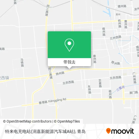 特来电充电站(润嘉新能源汽车城A站)地图
