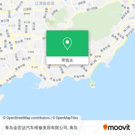 青岛金宏达汽车维修美容有限公司地图