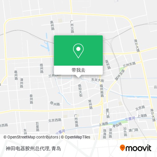 神田电器胶州总代理地图
