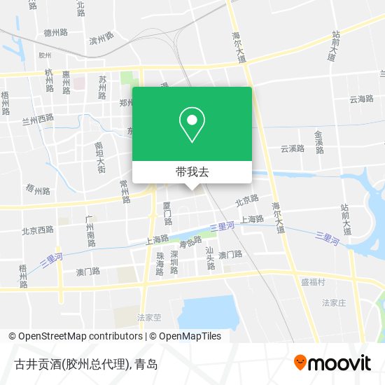 古井贡酒(胶州总代理)地图