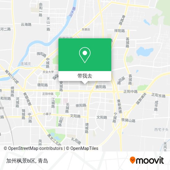 加州枫景b区地图