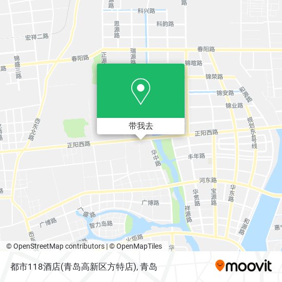 都市118酒店(青岛高新区方特店)地图