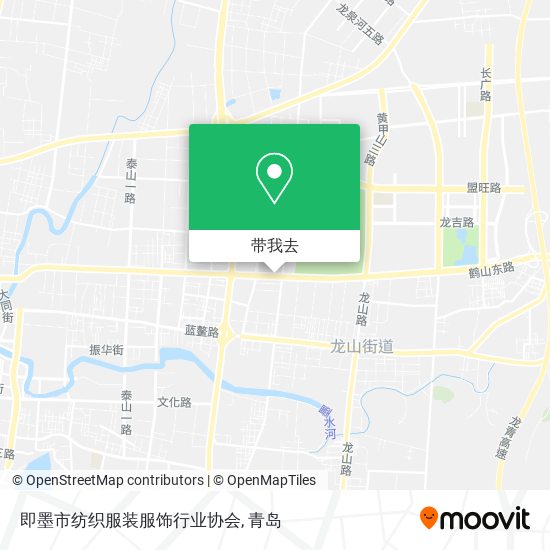 即墨市纺织服装服饰行业协会地图