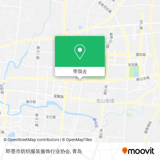 即墨市纺织服装服饰行业协会地图