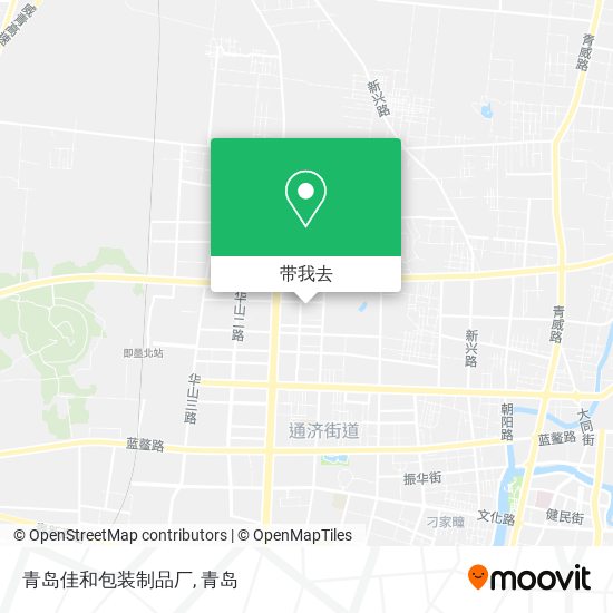 青岛佳和包装制品厂地图