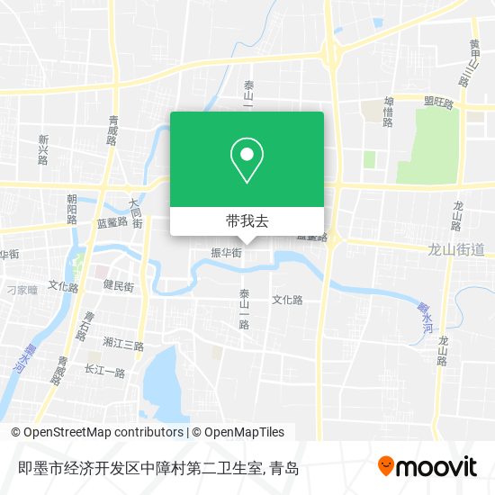 即墨市经济开发区中障村第二卫生室地图